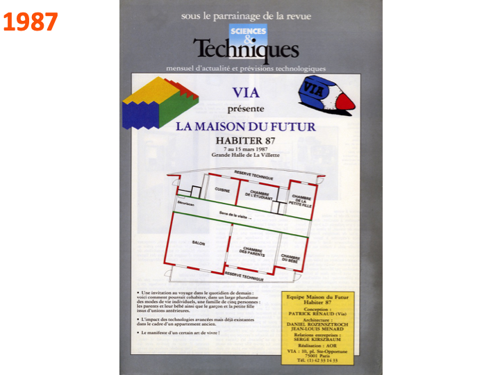 Maison du Futur 1987 - Salon Habiter 87